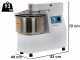 OUTLET- PICCOLI DIFETTI ESTETICI - Euromech ETF 30 - Impastatrice a spirale capacit&agrave; 25Kg - Trifase
