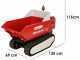 GeoTech-Pro TMD 400 HR - Motocarriola a batteria radiocomandata - Ribaltamento idraulico - 48V 15Ah