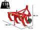 Ripuntatore agricolo serie leggera 120 - 5 ancore - Ruote in acciaio