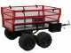 GeoTech-Pro E-Truck 600 - Carriola a rimorchio elettrica a batteria 48V 15Ah