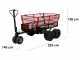 GeoTech-Pro E-Truck 600 - Carriola a rimorchio elettrica a batteria 48V 15Ah