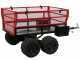GeoTech-Pro E-Truck 600 - Carriola a rimorchio elettrica a batteria 48V 15Ah