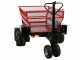 GeoTech-Pro E-Truck 600 - Carriola a rimorchio elettrica a batteria 48V 15Ah