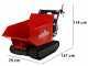 Attila ATT 500 D-L - Motocarriola cingolata dumper - Portata 500Kg