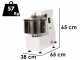 Fimar 20LN - Impastatrice a spirale - Trifase - 16 Kg
