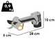 Volpi KV295 - Forbice elettrica da potatura - 2x 14.4V/2.5Ah - Diametro di taglio 28mm