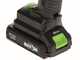 Ribimex PRBAT20/SEC - Forbice elettrica da potatura - 20V/2Ah - Diametro di taglio 25mm