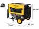 Stanley SG 4200B-1 - Generatore di corrente a benzina - AVR - 4.3 kW - Continua 4.0 kW Monofase