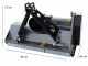 BlackStone BL 80 - Trinciaerba per trattore - Serie leggera