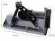 BlackStone BL 100 - Trinciaerba per trattore - Serie leggera