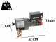 Ribimex PE12V/2500 - Verricello elettrico a batteria 12V - 3 HP