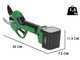 GreenBay TopCut 45 - Forbice elettrica da potatura su asta 150-210 cm - 2x 21.6V 4Ah