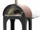 Forno a legna per pizza da esterno Cibus Red - 4 pizze