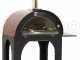 Forno a legna per pizza da esterno Cibus Red - 4 pizze