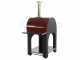 Forno a legna per pizza da esterno Cibus Red - 4 pizze