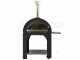 Forno a legna per pizza da esterno Cibus Red - 4 pizze