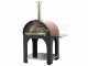 Forno a legna per pizza da esterno Cibus Red - 4 pizze
