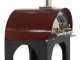 Forno a legna per pizza da esterno Cibus Red - 4 pizze