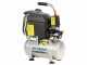Hyundai BA1-80-6L - Compressore aria elettrico silenziato oilless - motore 1,5HP