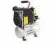 Hyundai BA1-80-6L - Compressore aria elettrico silenziato oilless - motore 1,5HP