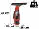 Einhell BRILLIANTO - Lavavetri a batteria - aspiragocce portatile - SENZA BATTERIA E CARICABATTERIA