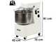 Mixer 2000 T-2G - Impastatrice a spirale - Da 16 Kg trifase a 2 velocit&agrave;