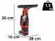 Einhell BRILLIANTO - Lavavetri a batteria - aspiragocce portatile - 18V/2,5Ah