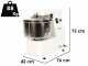 Fimar 30LN - Impastatrice a spirale - Trifase -  25 Kg - 2 Velocit&agrave;