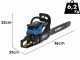 Hyundai CS4600-5 - Motosega a scoppio da taglio - Lama da 45cm