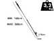 Zanon ZP 190LP - Potatore a batteria su asta telescopico - 18 V 5 Ah