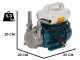 Tellarini ALM 20 L-SR - Pompa elettrica da travaso in acciaio inox - Raccordi in INOX curvo+dritto - Scegli i tuoi raccordi!