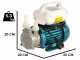 Tellarini ALM 20 L-SR - Pompa elettrica da travaso in acciaio inox - Raccordi in NYLON curvo + dritto - Scegli i tuoi raccordi!