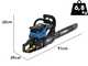 Hyundai CS5300-5 - Motosega a scoppio da taglio - Lama da 50cm