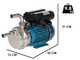 Tellarini ALM 25 MS - Pompa elettrica da travaso in acciaio inox - Raccordi in INOX dritto+curvo - Scegli i tuoi raccordi!