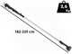 Ribimex PRBAT20/SEC - Forbice elettrica da potatura su asta 147-203 cm - 20V/4Ah
