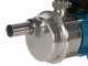 Tellarini ALM 30L - Pompa elettrica da travaso per olio in acciaio inox - Raccordi in INOX dritti - Monofase - 230V - Scegli i tuoi raccordi!