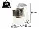 Fimar 38SB - Impastatrice a spirale - 38 Kg