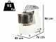 Fimar 25SB - Impastatrice a spirale - Trifase - 25 Kg - 2 Velocit&agrave;
