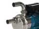 Tellarini ALM 40 - Pompa elettrica da travaso per olio in acciaio inox - Raccordo in INOX dritto+curvo - Scegli i tuoi raccordi!