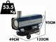 OUTLET - UTILIZZATO PER PROVA - BullMach BM-IDH 50KW - Generatore aria calda diesel - a combustione indiretta