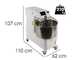 SPIRALMAC SV60 2 VEL Touch - Impastatrice ad alta idratazione a spirale - 60 Kg - Trifase