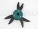 Testina a doppie lame flottanti (con 6 flagelli) New Attila per decespugliatore