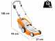 STIHL RMA 235 - Tagliaerba a batteria - 2X36V/4Ah - Taglio 33 cm