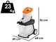 STIHL GHE 135 L - Biotrituratore elettrico - Taglio con rullo - Cesto di raccolta