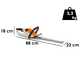 STIHL HSA 30 - Tagliasiepi con batteria AS - 10.8V 2.6Ah - Lama da 45 cm