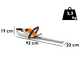 STIHL HSA 40 - Tagliasiepi con 2 batterie AS - 10.8V 2.6Ah - Lama da 50 cm