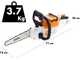 STIHL MSA 70 C-B Set - Elettrosega da taglio con batteria AK 30 S - 36V 5Ah - Barra carving da 30 cm