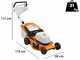 STIHL RMA 253 T - Tagliaerba trazionato a batteria - 36V 5Ah - Taglio 51 cm