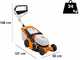 STIHL RMA 443 - Tagliaerba a batteria 36V - Taglio 41 cm - SENZA BATTERIA E CARICABATTERIA