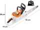 STIHL MSA 80 C-B Set - Elettrosega da taglio con batteria AK 30 S - 36V 5Ah - Barra carving da 35 cm